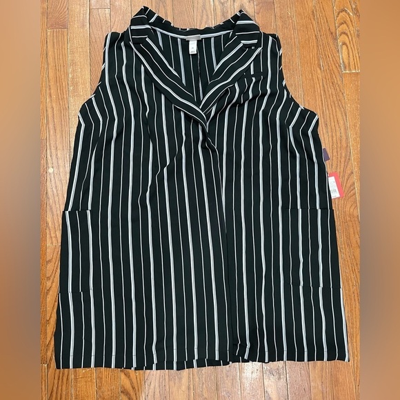Mossimo Supply Co. Tops - Mossimo Supply Co. Black and White Striped Blouse